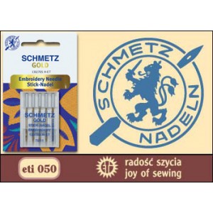 050 SCHMETZ GOLD EMBROIDERY NEEDLES